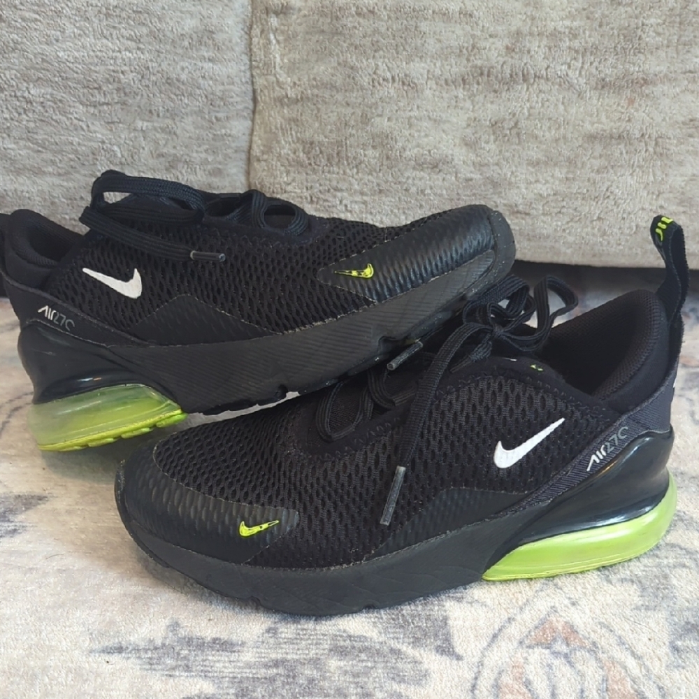 Nike Air Max Black with Neon Accents Men's Shoes